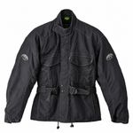 Ladies Hein Gericke Takai Textile Motorcycle Jacket Black Small Belted Biker