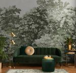 Superfresco Easy Forest Canopy  Sage Print To Order 3m x 2.8m Mural | Wallpaper