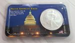 2000 American Silver Eagle $1 1oz .999 Fine Silver Coin in Blister Pack