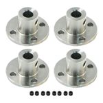 Flange Coupling Screws Power Tools Shaft Coupling 4pcs Flange Couplings