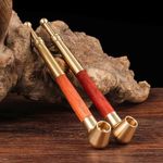 Long Stem Metal Brass Smoke Filter Tobacco Smoking Pipe Cigarette Pipe Gift