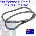 for Bobcat Front Door Glass Rubber Seal 7281063 7222790 T450 T550 T590 T595 T630