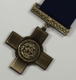 Full Size Replica WW2 George Cross Highest Award for Gallantry Medal with Ribbon