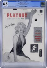 Playboy V1 #1 December 1953 CGC 4.5 Signed Marilyn Monroe Test Listing Don't Bid