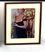 Framed signed photo autograph by Catherine Zeta Jones with COA, Superb Condition