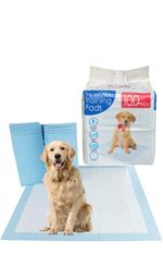 100 Large Puppy Training Pads 56 x 56cm Toilet Pee Wee Poo Dog Pet Cat Mats