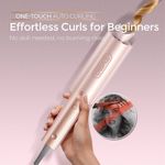 TYMO CurlPro Plus Hair Curler Automatic Rotating - Dual Voltage, UK Plug, Gold