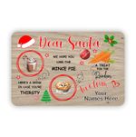 Christmas Eve board Santa Plate Tray Personalised Father Christmas Treat Board C