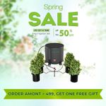 MARS HYDRO Drip Irrigation Kits Watering Sprinkler Hose Spray for 8 Plant Garden