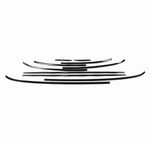 Fits MINI F56 Black Gloss Metal Beltline Trim Cover JCW S Belt Line 2014-2023