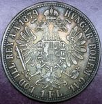 Austria 1 Florin 1879 Silver coin