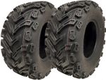 24x10.00-11 Quad ATV Tyres 6ply Wanda P3128 E-Marked Road Legal Tires (Set of 2)