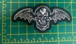 Avenged Sevenfold Winged Skull Cut Out Sew Or Iron On Patch Officially Licensed