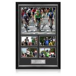 Sir Mark Cavendish Signed Cycling Photo: 34th Stage Victory. Presentation
