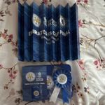 Emirates FA Cup Final Leicester City vs Chelsea Wembley Set: Rosette & Brochure