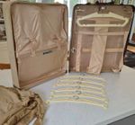 Vintage REV-ROBE, travel wardrobe- Retro Interior. X7 Rev-Robe Hangers & bag.