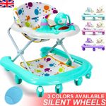 Adjustable baby walker cradle first step push activity music ride on car melody