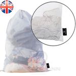 VAN DER LINN DRAWSTRING LAUNDRY Wash NET BAG  S/ M/ L /XL Mesh Reusable
