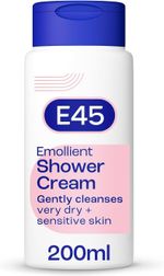 Dermatologically Tested Shower Cream - 200ml for Dry and Itchy Skin Relief