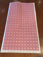 Sheet of 240 UK Pre-Decimal 21/2 Stamps Featuring The QEII Wilding Design MNH GB