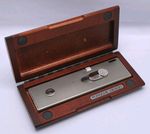 Vtg 1980s Porsche Design PDJL1A Slimline Cigarette Lighter in Original Wood Case