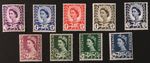 QEII 1958-1969 Welsh Pre-Decimal Basic SGW1 - SGW12 Stamp Set of 9 Values MNH