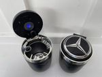 Car Ashtray With Lid And Led Light Car Smokeless Cup Holder For Mercedes