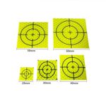 100pcs reflective stickers for survey, total station, fluorescent green.