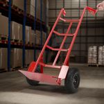 SACK TRUCK 2 WHEELS BARROW HEAVY DUTY FRAME 200KG LOAD COMMERCIAL HAND TROLLEY