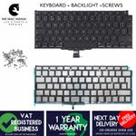 Keyboard for Apple MacBook Air A2337 UK Layout With Backlight & Screws