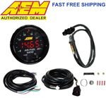 AEM X-Series Wideband UEGO AFR Sensor Gauge 30-0300 LSU 4.9 FAE Controller Kit