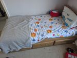Single Bed Frame and Mattress Set 90x190cm