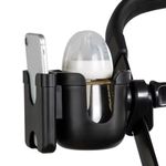 Baby Stroller Water Cup Holder With Phone Holder Baby Stroller Bottle Rack