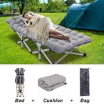Folding Bed Guest Bed Portable Single Camping Cots With Mattress