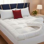 Extra Deep Mattress Topper 4"/10cm Hotel Quality Single 4FT Double King Super