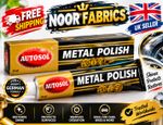 Autosol Solvol Chrome Polish Aluminium & Metal Paste Polish Car Motorcycle FREE