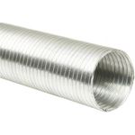 Flexible Pipe Air Ducting 75 - 150 mm Aluminium Alloy Tube Heat Resist Hose 1m
