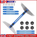 Stair Tread Template Tool Measuring Steps Risers Ruler Adjustable Gauge Jig Kit