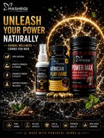 Power Combo for Men – 100% Herbal Wellness & Vitality Support 6+ Inches...