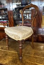Miniature Antique Salesman Sample Chair, W Wallace Of Curtain Rd, London.