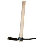 5lb MATTOCK BEECH WOOD SHAFT WOODEN HANDLE PICK AXE FOR GARDEN DIGGING TOOL