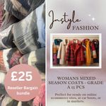Wholesale Grade A Bundle Of 15 Woman’s Coats  All Season Bargain Bundle Job Lot