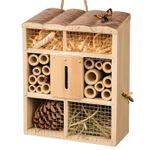 Large Multi Chamber Wooden Butterfly & Insect Garden House Bug Box Hotel