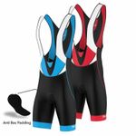 FDX Mens Classic Cycling Bib Shorts Coolmax® Padding Cycle  Shorts Bike Tights