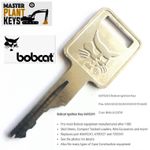 Bobcat Ignition Key fits Skid Steer Loaders & Mini Excavators 6693241 Master Key