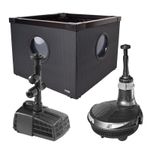 HOZELOCK RAISED POND SET 500L GARDEN PATIO AQUARIUM WILDLIFE WATER FEATURE EASY