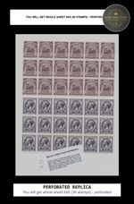 REPLICA of Blocks Australia 1913 - unissued