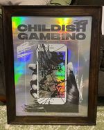 Childish Gambino This Is America Boston Tour Poster Holo 45/45 Nerl Says A/P