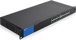 Linksys LGS124P-UK 24 Port Gigabit Network Switch Unmanaged 12x PoE+ Ports 120W