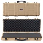VEVOR Hard Rifle Case 1066 mm Gun Storage Case IP67 Waterproof & Dustproof Khaki